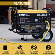 Load image into Gallery viewer, DuroStar DS4000S Portable Generator, Yellow/Black