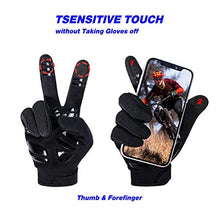 Load image into Gallery viewer, Aegend Adjustable Lightweight Cycling Gloves - Touch Screen, Anti-Slip Full Finger Mountain Bike Gloves - Breathable Sports Gloves for Biking, Workout - Unisex Motorcycle Gloves for Men/Women, M