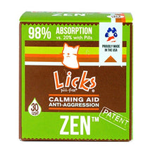 Load image into Gallery viewer, Licks - Zen Cat Calming - Cat Anxiety Relief- Cat Calming- LiquiPaks - 30 Use