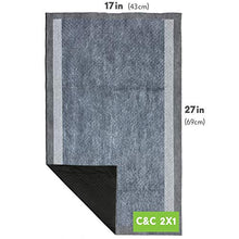 Load image into Gallery viewer, Paw Inspired Disposable Guinea Pig Cage Liners | Bamboo Charcoal Odor Controlling | Super Absorbent Liners Pee Pads for Ferrets, Rabbits, Hamsters, and Small Animals (17” x 27” (C&C 2 x 1), 8 Count)