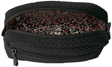 Load image into Gallery viewer, Vera Bradley Women's Microfiber Large Cosmetic Makeup Organizer Bag, Classic Black, One Size