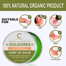 Load image into Gallery viewer, GPGP GreenPeople Natural Hemp Extract Balm - 300,000MG - Hemp Cream is Suitable for Muscles, Back, Ankle, Knees - 1.7oz