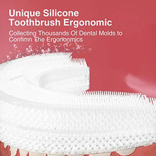 Load image into Gallery viewer, Ultrasonic Toothbrush Automatic Toothbrush for Adults Upgraded Rechargeable Automatic Toothbrush Teeth Whitening Toothbrush Wireless Charging Pink