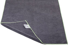 Load image into Gallery viewer, AmazonBasics Hot Yoga Mat Towel - 72 x 24 Inches, Grey And Green