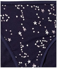 Load image into Gallery viewer, Amazon Essentials Women's Cotton High Leg Brief Underwear, Pack of 6, Stars & Dots, X-Large