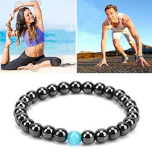 Load image into Gallery viewer, Magnetic Healing Bracelet Hematite Bead Opal Bangle Arthritis Pain Relief Weight Loss Women Men