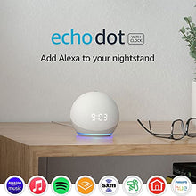 Load image into Gallery viewer, Echo Dot (4th Gen) | Smart speaker with clock and Alexa | Glacier White