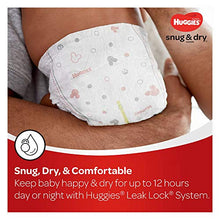 Load image into Gallery viewer, Huggies Snug & Dry Baby Diapers, Size Newborn, 132 Ct