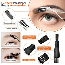 Load image into Gallery viewer, 14 in 1 Eyebrow Razor Kit, Professional Dermaplane Face Razor for Women, Eyebrow Trimmer for Hair & Peach Fuzz Remover, Face Shavers for Women with Eyebrow Tweezers/Scissors/Clipper/Spoolie Brush