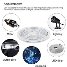 Load image into Gallery viewer, RGBZONE 10M/33FT 22AWG 4pin LED Light Strip Cable Cord, LED Electric Wire 22 Gauge, Conductor Extension Cable Line Cord for RGB LED Strip 5050 3528, PVC Plastic Flexible(White)