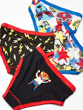 Load image into Gallery viewer, Spotted Zebra Boys' Brief Underwear, Pack of 10, White, Medium