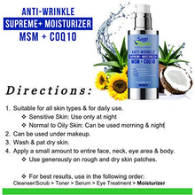 Load image into Gallery viewer, Sage Organix Anti Aging Supreme Moisturizer Cream + Vit C, CoQ10, MSM, HA & Glycolic, Organic Natural Collagen Boosting Firming Hydrating Face & Body Cream, A Day/Night Anti Wrinkle Cream