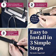 Load image into Gallery viewer, Car Cache Purse Holder for Car - Net Pocket Organizer for Handbag Storage Between Seats - Dog Car Barrier - Car Accessories for Women - Black