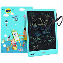 Load image into Gallery viewer, GKTZ LCD Writing Tablet for Kids 10 inch Electronic Drawing Pads Doodle and Scribbler Boards for Boys and Girls Learning Handwriting Painting and Notes Board Gifts for Children Ages 3+ Blue