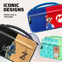 Load image into Gallery viewer, PDP Gaming Officially Licensed Switch Commuter Case - Zelda Breath of the WIld - Semi-Hardshell Protection - Protective PU Leather - Holds 14 Games - Works with Switch OLED & Lite - Perfect for Travel