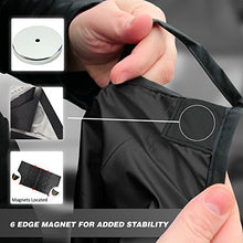 Load image into Gallery viewer, Tadge Goods XL Magnetic Ice Shield Snow Cover for Windshield – Smart Frost Guard Winter Protector Fits Car, Truck, SUV, Van - Free Bonus Ice Scraper & Travel Pouch