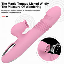 Load image into Gallery viewer, Telescopic Toys Thrusting Viberate Sexy Waterproof Sucking Massage Rocking Adults Adult Toys Whisper Quiet Heatng 360°Rotating G Spotter Toys Perfect Travel