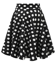 Load image into Gallery viewer, Urban CoCo Women's Basic Versatile Stretchy Flared Casual Mini Skater Skirt (L, Long-5)