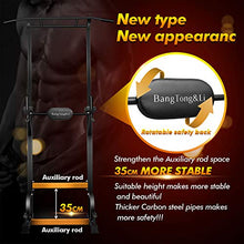 Load image into Gallery viewer, BangTong&Li Power Tower Workout Pull Up & Dip Station Adjustable Multi-Function Home Gym Fitness Equipment (Black-st)