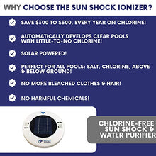 Load image into Gallery viewer, Remington Solar Chlorine-Free Sun Shock & Water Purifier – Reduces Chlorine Usage by up to 80-Percent – Solar Powered Pool Clarifier - Automatic Pool Cleaner & Pool Ionizer for All Pools