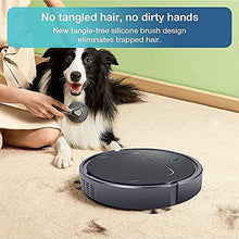 Load image into Gallery viewer, Sweeping Robot with Smart Sensor Protectio, Good for Pet Hair, Hard Floors,Carpets-A-Black