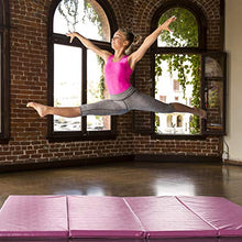 Load image into Gallery viewer, Best Choice Products 10ft 4-Panel Foam Folding Exercise Gym Mat for Gymnastics, Aerobics, Yoga w/Handles