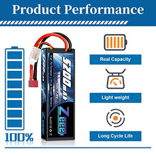 Load image into Gallery viewer, Zeee 7.4V Lipo Battery 2S 50C 5200mAh Lipos Hard Case with Dean-Style T Connector for RC Car Trucks 1/8 1/10 RC Vehicles(2 Packs)