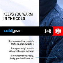 Load image into Gallery viewer, Under Armour Men's ColdGear Armour Compression Mock Long-Sleeve T-Shirt , Black (001)/Steel , Medium