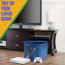 Load image into Gallery viewer, Large Loot Drop Box Accessory (14” x 14” x 14”) - Goes with Merch Like Pickaxes, Guns, Costumes - Perfect Decoration Gift for Gamers, Boys, Parties