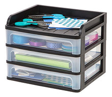 Load image into Gallery viewer, IRIS USA DDS-M3 Medium Desktop Drawer System, Black