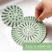 Load image into Gallery viewer, Hair Catcher Durable Silicone Hair Stopper Shower Drain Covers Easy to Install and Clean Suit for Bathroom Bathtub and Kitchen 5 Pack