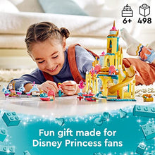 Load image into Gallery viewer, LEGO Disney Ariel's Underwater Palace 43207 Building Kit; A Fun Mermaid Princess Buildable Toy for Kids Aged 6+ (498 Pieces)