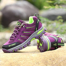 Load image into Gallery viewer, BomKinta Women's Hiking Shoes Anti-Slip Lightweight Breathable Quick-Dry Trekking Shoes for Women Purple Size 10