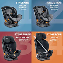 Load image into Gallery viewer, Chicco Fit4 4-in-1 Convertible Car Seat | Easiest All-in-One from Infant to Booster | 10 Years of Use - Carina