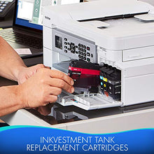 Load image into Gallery viewer, Brother MFC-J805DW INKvestmentTank Color Inkjet All-in-One Printer with Mobile Device and Duplex Printing with Up To 1-Year of Ink In-box, White, one size, Amazon Dash Replenishment Ready