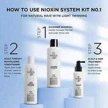 Load image into Gallery viewer, Nioxin System Kit 1, Natural Hair with Light Thinning, Full Size (3 Month Supply)