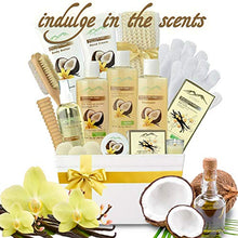Load image into Gallery viewer, Premium Deluxe Bath & Body Gift Basket. Ultimate Large Natural Spa Basket! #1 Spa Gift Basket for Women & Bath Gift Sets for Women! Sulfate & Paraben Free Home Spa Gift Set