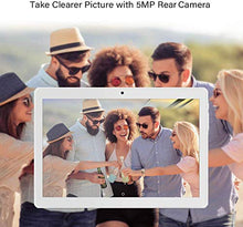 Load image into Gallery viewer, Android Tablet 10 Inch, 5G WiFi Tablet, 16 GB Storage, GMS Certified, Android 8.1 Go, Dual Camera, Bluetooth, GPS, OTG - Silver