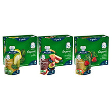 Load image into Gallery viewer, Gerber Purees Organic 2nd Foods Baby Food Fruit & Veggie Variety Pack, 3.5 Ounces Each, 18 Count
