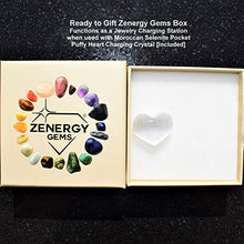 Load image into Gallery viewer, Zenergy Gems Selenite Charged Faceted Hand-Made Natural Green Aventurine Crystal Pendants + Selenite Heart Charging Crystal (Green Aventurine - Himalayan)