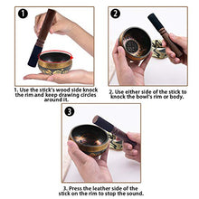 Load image into Gallery viewer, DomeStar Tibetan Singing Bowl Set Sound Bowl Meditation Bowl