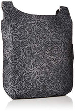 Load image into Gallery viewer, Baggallini Womens Big Zipper Bagg with RFID, Midnight Blossom,One Size