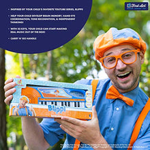 Load image into Gallery viewer, First Act Blippi Toy Keyboard, 11 Inch - 23 Keys, Fun Blue Portable Keyboard for Beginners, Preschoolers and Toddlers – Musical Instruments for Kids