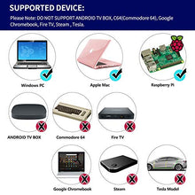 Load image into Gallery viewer, Classic N64 Controller, SAFFUN N64 Wired USB PC Game pad Joystick, N64 Bit USB Wired Game Stick Joy pad Controller for Windows PC MAC Linux Raspberry Pi 3 Sega Genesis (Clear Blue)