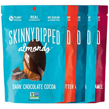 Load image into Gallery viewer, SKINNYDIPPED Go Nuts Almond/Cashew Variety Pack, 3.5oz Bags, 5 Count