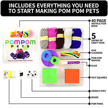 Load image into Gallery viewer, SpiceBox Children's Activity Kits Make & Play Pom Pom Pets, Multi Colors (09919)