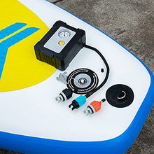 Load image into Gallery viewer, HEYTUR Inflatable Boat SUP Pump Adaptor Standard Schrader Conventional Air Pump Air Valve Adapter Spoke Plate Attachment(Black)