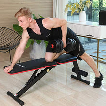Load image into Gallery viewer, Komsurf Adjustable Weight Bench Press, Foldable Workout Bench for Home Gym, Full Body Workout Strength Training, Exercise Equipment Body Gym System
