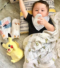 Load image into Gallery viewer, upsimples Baby Swaddle Blanket Unisex Swaddle Wrap Soft Silky Bamboo Muslin Swaddle Blankets Neutral Receiving Blanket for Boys and Girls, Large 47 x 47 inches, Set of 4-Sika Deer/Elephant/Lion/Fox
