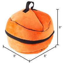 Load image into Gallery viewer, Hey! Play! My First Sports Bag Playset- Plush Soccer, Baseball, Basketball & Football for Babies, Infants & Toddlers- Gift Set with Storage Bag